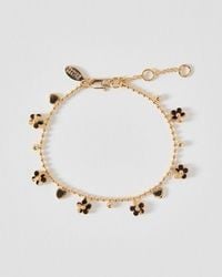 Oliver Bonas - Lucinda Tort Flower Charm Bracelet - Lyst