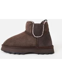 EMU - Higgie Chocolate Sheepskin Ankle Boots, Size 3 - Lyst