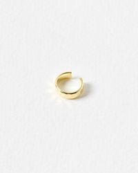 Oliver Bonas - Donna Disco Faceted Ear Cuff - Lyst
