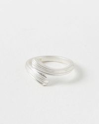 Oliver Bonas - Maribel Sculptural Statement Ring, Size 50 - Lyst