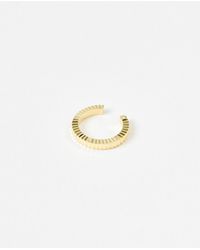 Oliver Bonas - Anita Ridged Ear Cuff - Lyst