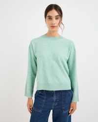 Oliver Bonas - Crew Neck Sparkle Knitted Jumper, Size 12 - Lyst