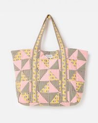 Oliver Bonas - Emily & Brown Patchwork Corduroy Tote Bag - Lyst