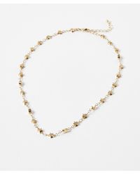 Oliver Bonas - Taurus Mini Stars Tone Chain Necklace - Lyst