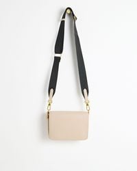 Oliver Bonas - Wren Beige Satchel Crossbody Bag - Lyst