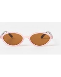 Oliver Bonas - Light & Tort Oval Sunglasses - Lyst