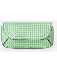 Oliver Bonas - Carly Gingham Floral Glasses Case - Lyst