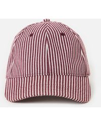 Oliver Bonas - Striped Bow Cap Hat With Cherry Motif - Lyst