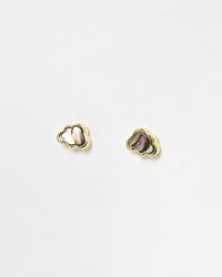 Oliver Bonas - Day Dreamer Paua Shell Cloud Stud Earrings - Lyst