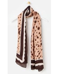 Oliver Bonas - Deer Print Lightweight Scarf - Lyst
