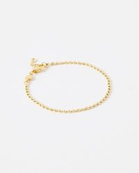 Oliver Bonas - Demi Disc Chain Bracelet - Lyst