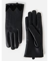 Oliver Bonas - Heart Leather Gloves, Size S/m - Lyst