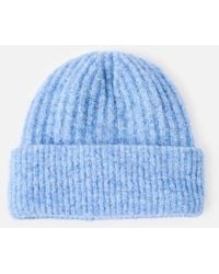 Oliver Bonas - Ribbed Knitted Beanie Hat - Lyst