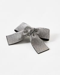 Oliver Bonas - Jettie Black & Hair Bow Clip - Lyst