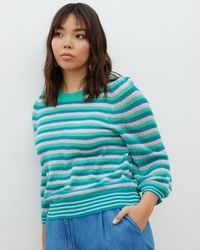 Oliver Bonas - & Pink Striped Knitted Top - Lyst
