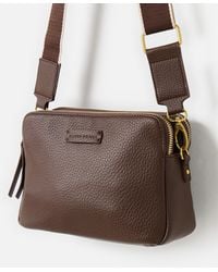 Oliver Bonas - Isla Chocolate Crossbody Bag - Lyst