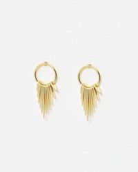 Oliver Bonas - Aida Mini Fan Drop Earrings - Lyst
