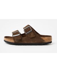 Birkenstock - Arizona Suede Sandals, Size 3.5 - Lyst