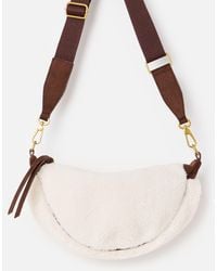 Oliver Bonas - Betty Teddy Faux Fur Belt Bag - Lyst