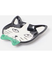 Oliver Bonas - Pierre The Cat Ring Holder Dish - Lyst