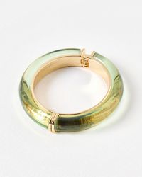 Oliver Bonas - Marci Resin Inlay Bangle - Lyst