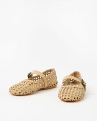 ASRA - Neve Woven Leather Mary Janes, Size Uk 5 - Lyst