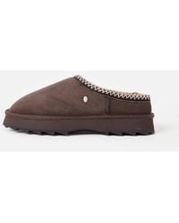 EMU - Sharky Scuff Chocolate Sheepskin Mules, Size 3 - Lyst