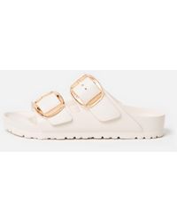 Birkenstock - Arizona Big Buckle Eggshell Eva Sandals, Size 3.5 - Lyst