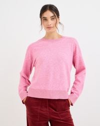 Oliver Bonas - Crew Neck Sparkle Knitted Jumper, Size 10 - Lyst