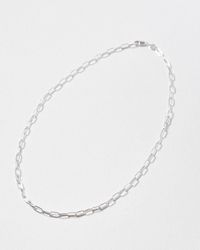 Oliver Bonas - Kindred Charm Chain Necklace - Lyst