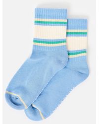 Oliver Bonas - & Cream Striped Sporty Ankle Socks - Lyst