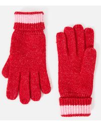 Oliver Bonas - & Pink Stripe Knitted Gloves - Lyst