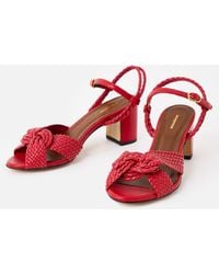 Anonymous Copenhagen - Dilaya 55 Braided Leather Heeled Sandals, Size Uk 3 - Lyst