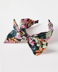 Oliver Bonas - Fantastic Floral Statement Bow Headband - Lyst