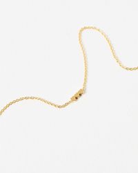 Oliver Bonas - Triple Heart Chain Necklace - Lyst