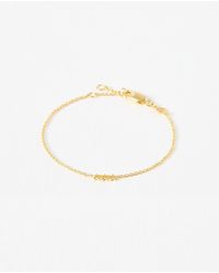Oliver Bonas - Triple Star Chain Bracelet - Lyst