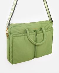 Oliver Bonas - Ruby Khaki Crossbody Laptop Bag - Lyst
