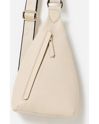 Oliver Bonas - Brooke Ecru Crossbody Belt Bag - Lyst