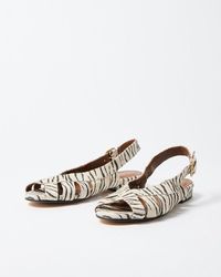 Oliver Bonas - Anonymous Copenhagen Sophie 20 Zebra Leather Sandals - Lyst