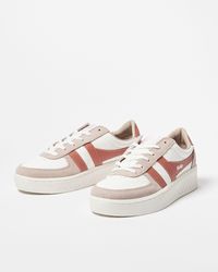 Gola - Grandslam Pure & Pink Trainers, Size Uk 3 - Lyst