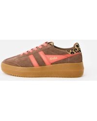 Gola - X Ob Exclusive Athena & Coral Pink Trainers, Size 3 - Lyst