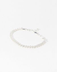 Oliver Bonas - Celyn Ornate Plated Chain Bracelet - Lyst