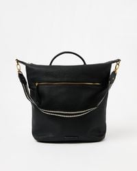 Oliver Bonas - Ethel Monochrome Strap Backpack - Lyst