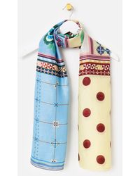 Oliver Bonas - Lisbon Tile Print Lightweight Scarf - Lyst