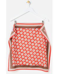 Oliver Bonas - & Brown Ditsy Floral Square Scarf - Lyst