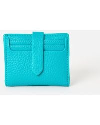 Oliver Bonas - Ettie Aqua Fold Over Card Holder - Lyst