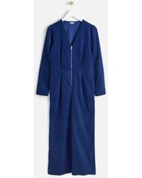 Oliver Bonas - Corduroy Zip Through Jumpsuit, Size 6 - Lyst
