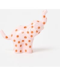Oliver Bonas - Polka Dot Elephant Ceramic Ring Holder - Lyst
