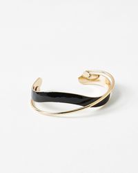 Oliver Bonas - Christie Twist Bangle - Lyst