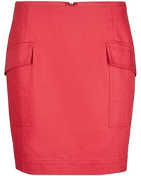 Oliver Bonas Utility Red Mini Skirt, Size 16